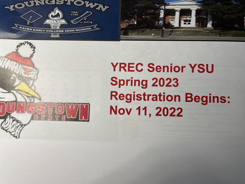 YREC Spring 2023 Registration Begins  Nov. 11, 2022