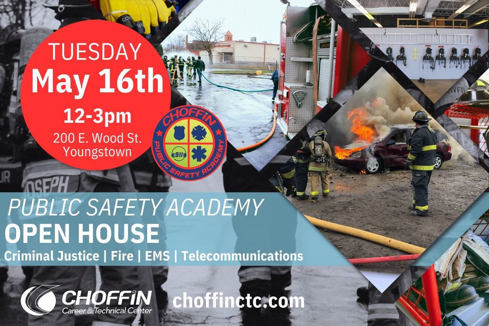 Public Safety academy open house  flyer 