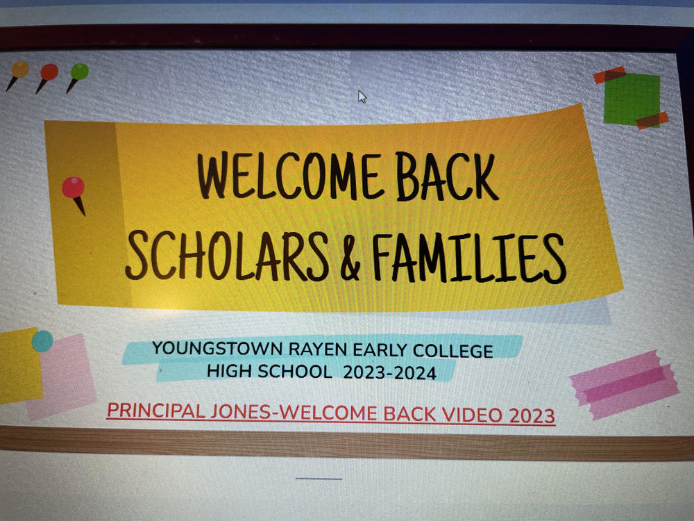 YREC Welcome Back Notes For Scholars & Families 2023-2024