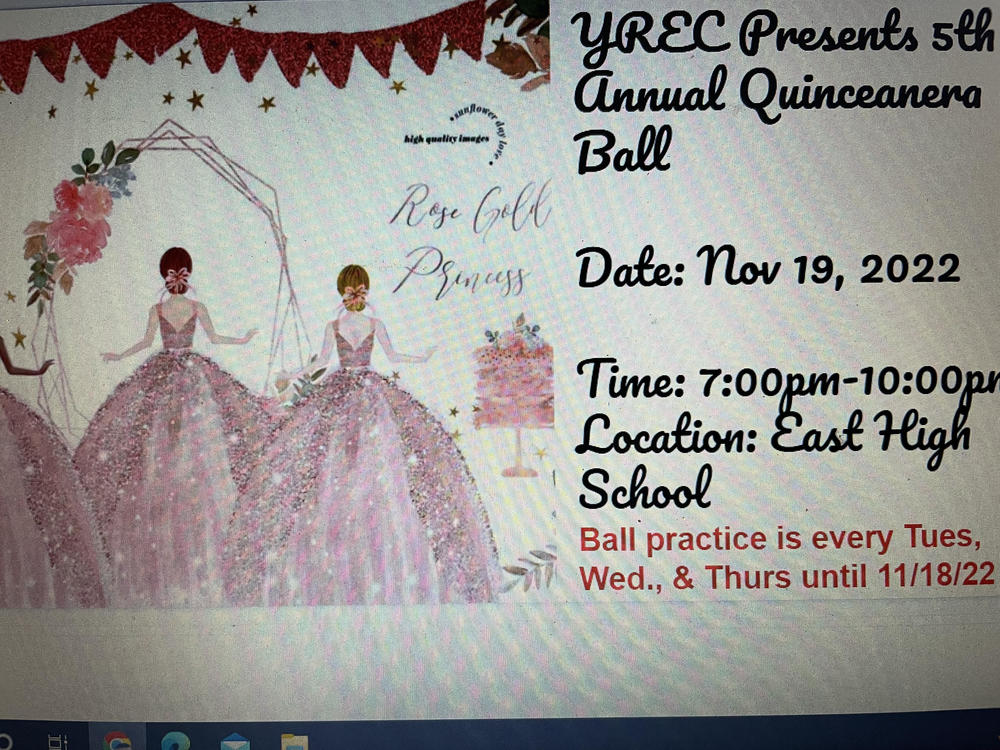 YREC Presents 5th Annual Quinceanera Ball