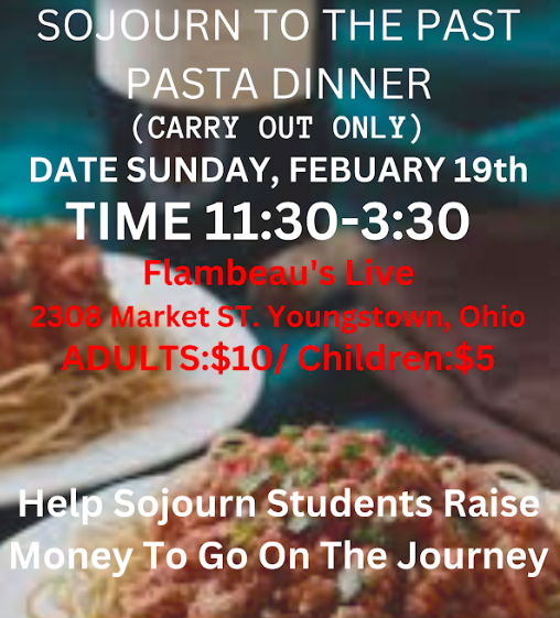 Sojourn to the Past pasta dinner