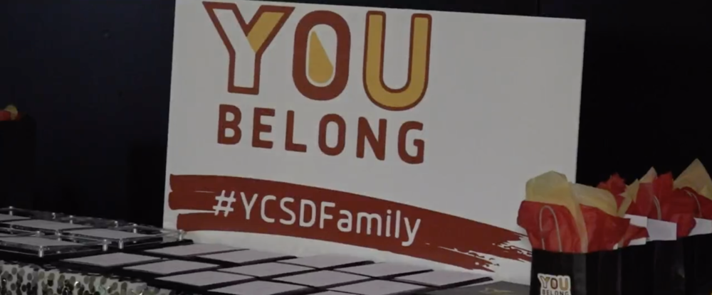 YCSD you belong sign 