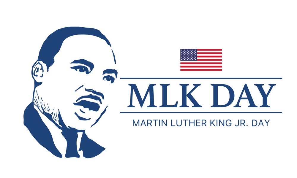 Graphic of Martin LutherKing Jr. for MLK Day 