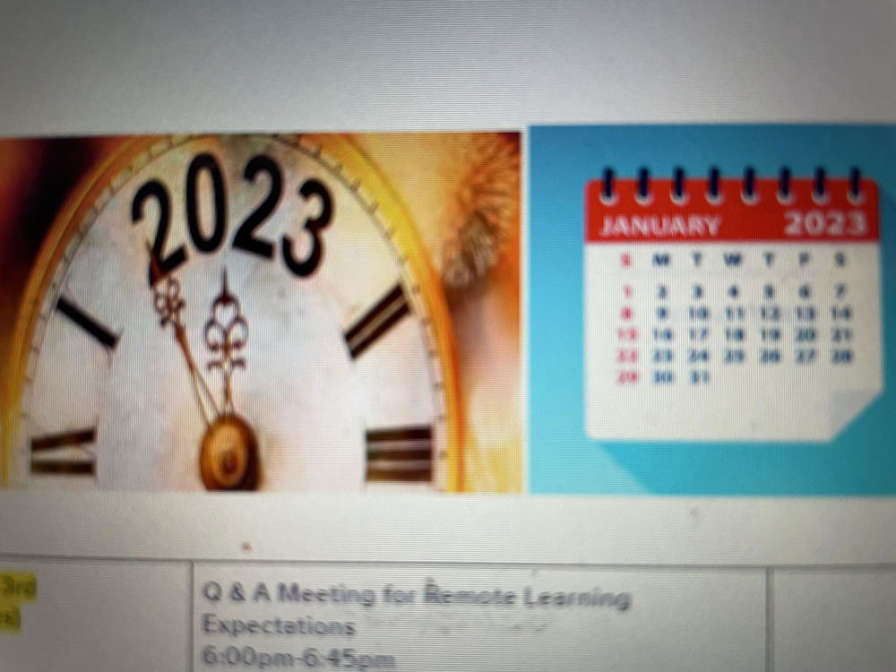 YREC Jan 2023 Calendar (Scholars & Parents)
