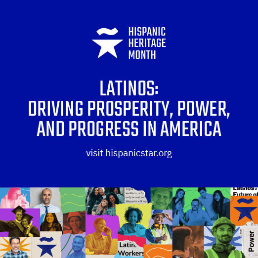 hispanic star graphic 