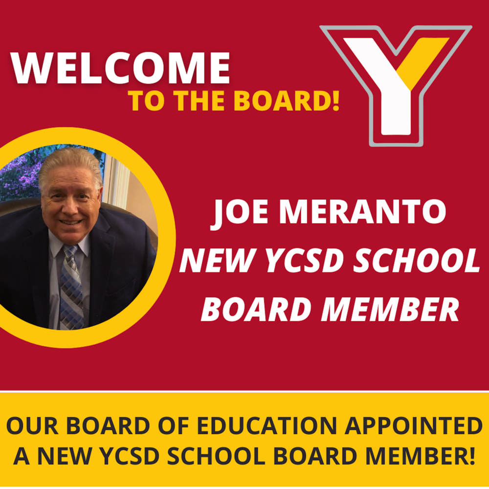 Joe Meranto newly appointed member of The Youngstown Board of Education 
