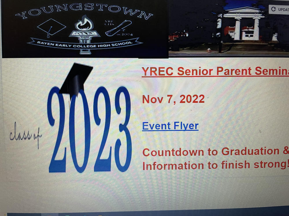 YREC Senior Parent Seminar  Nov 7, 2022