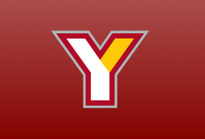 YCSD Y logo against a red background 